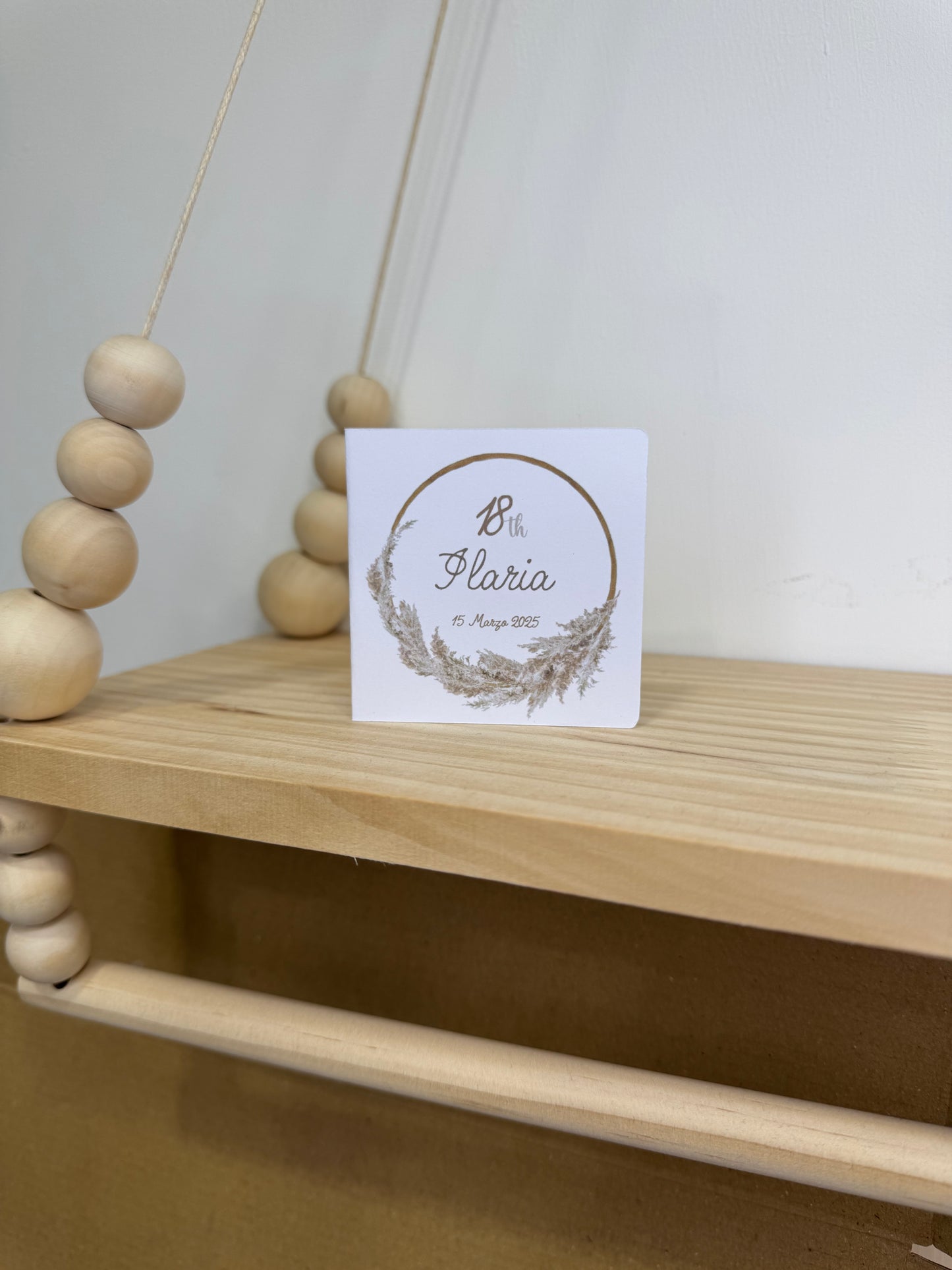 Segnaposto a libro con cioccolatino