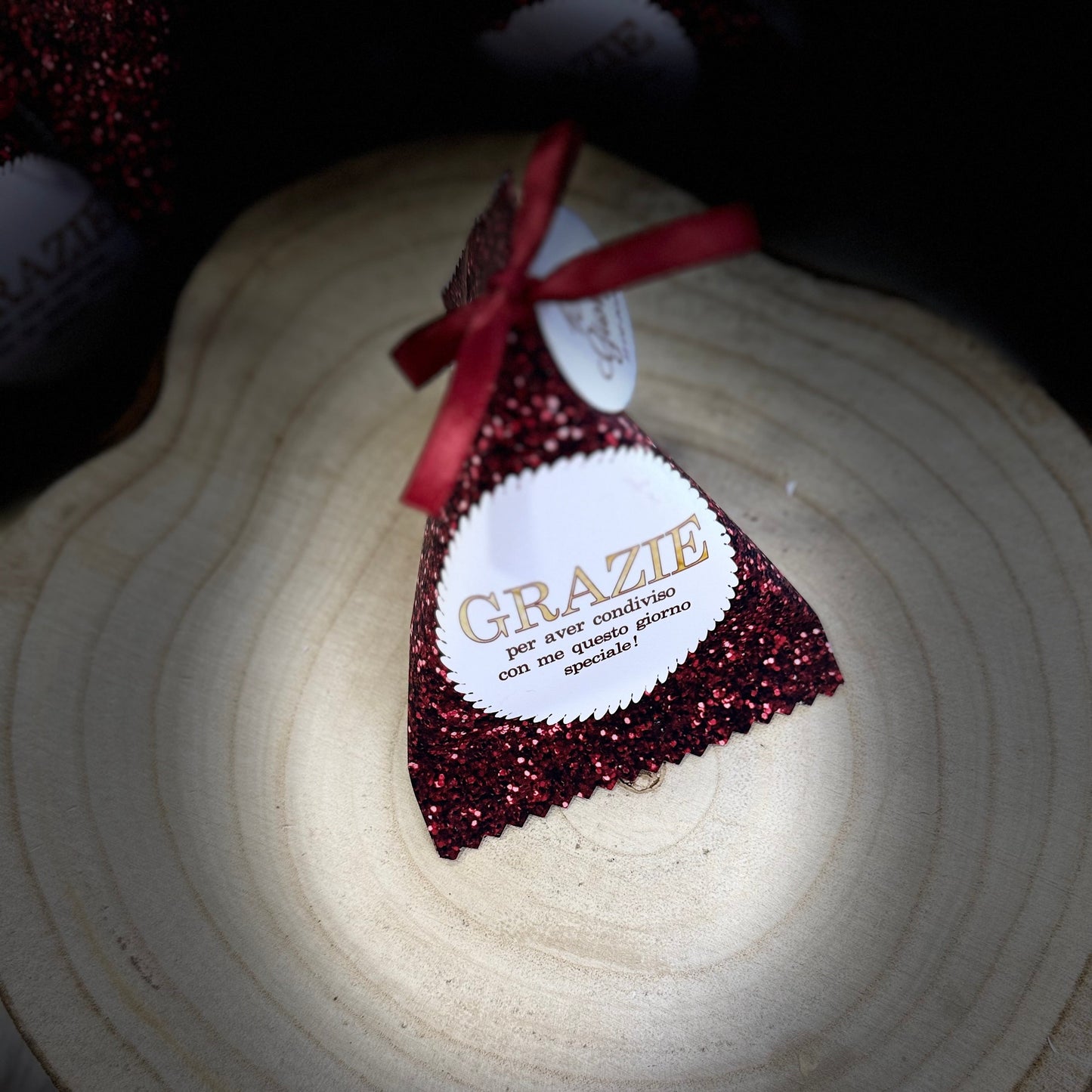 Segnaposto con biscotto della fortuna