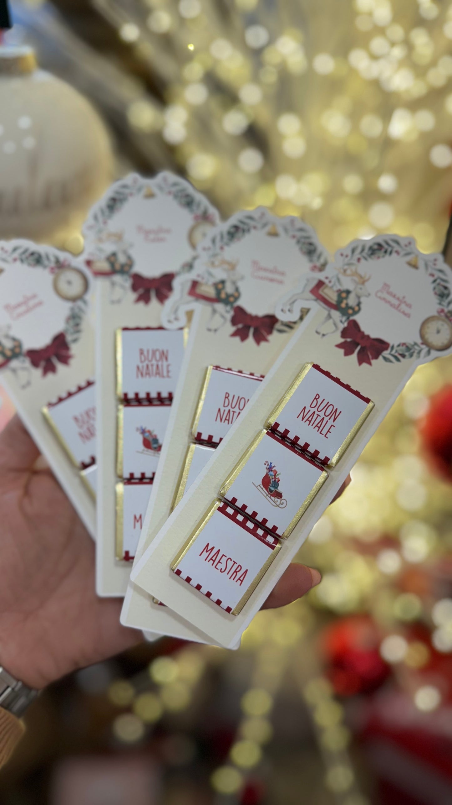 Cioccolatini Buon Natale Maestra