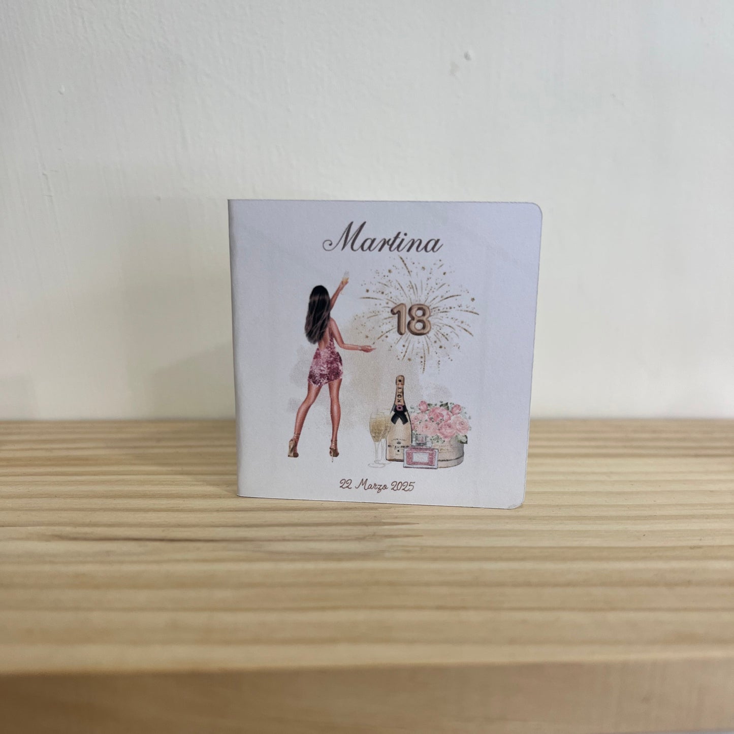 Segnaposto a libro con cioccolatino
