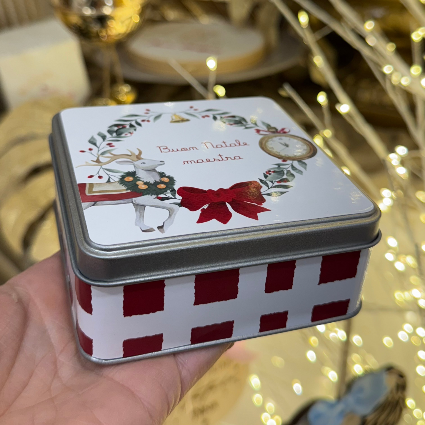 Scatola in latta “ Buon Natale ...“