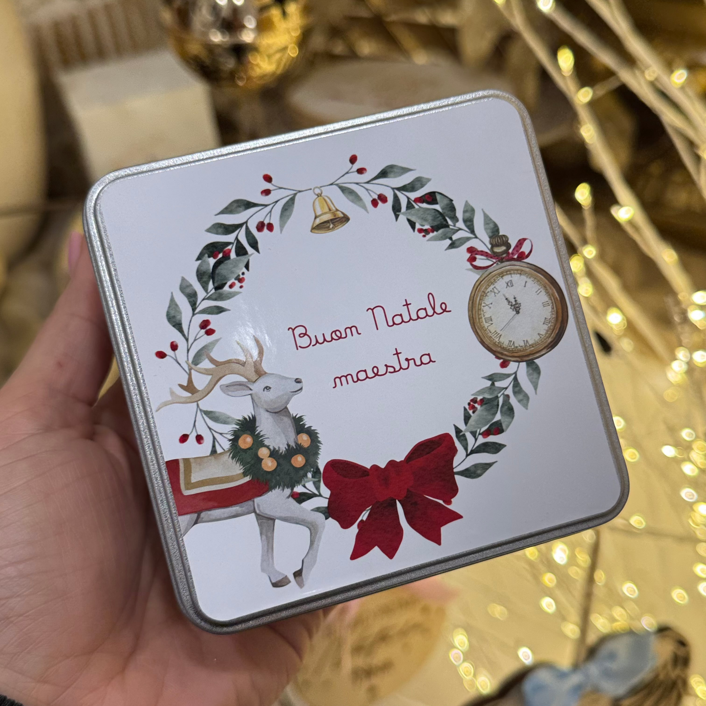Scatola in latta “ Buon Natale ...“