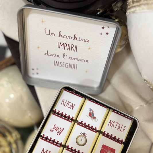 Scatola in latta “ Buon Natale ...“