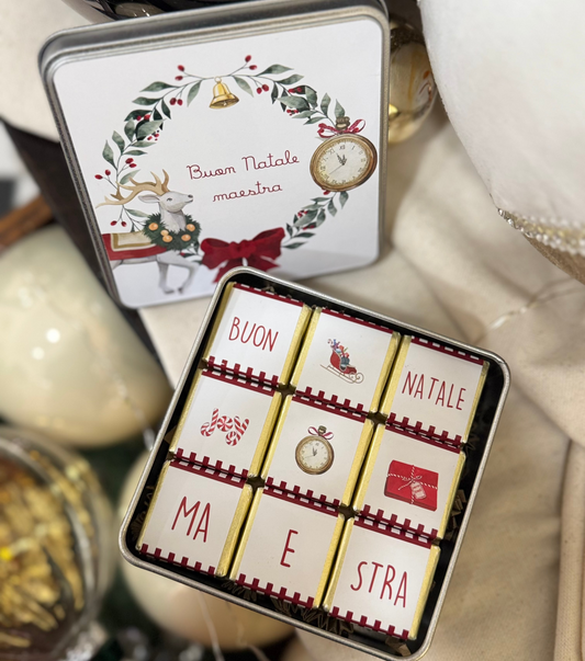 Scatola in latta “ Buon Natale ...“