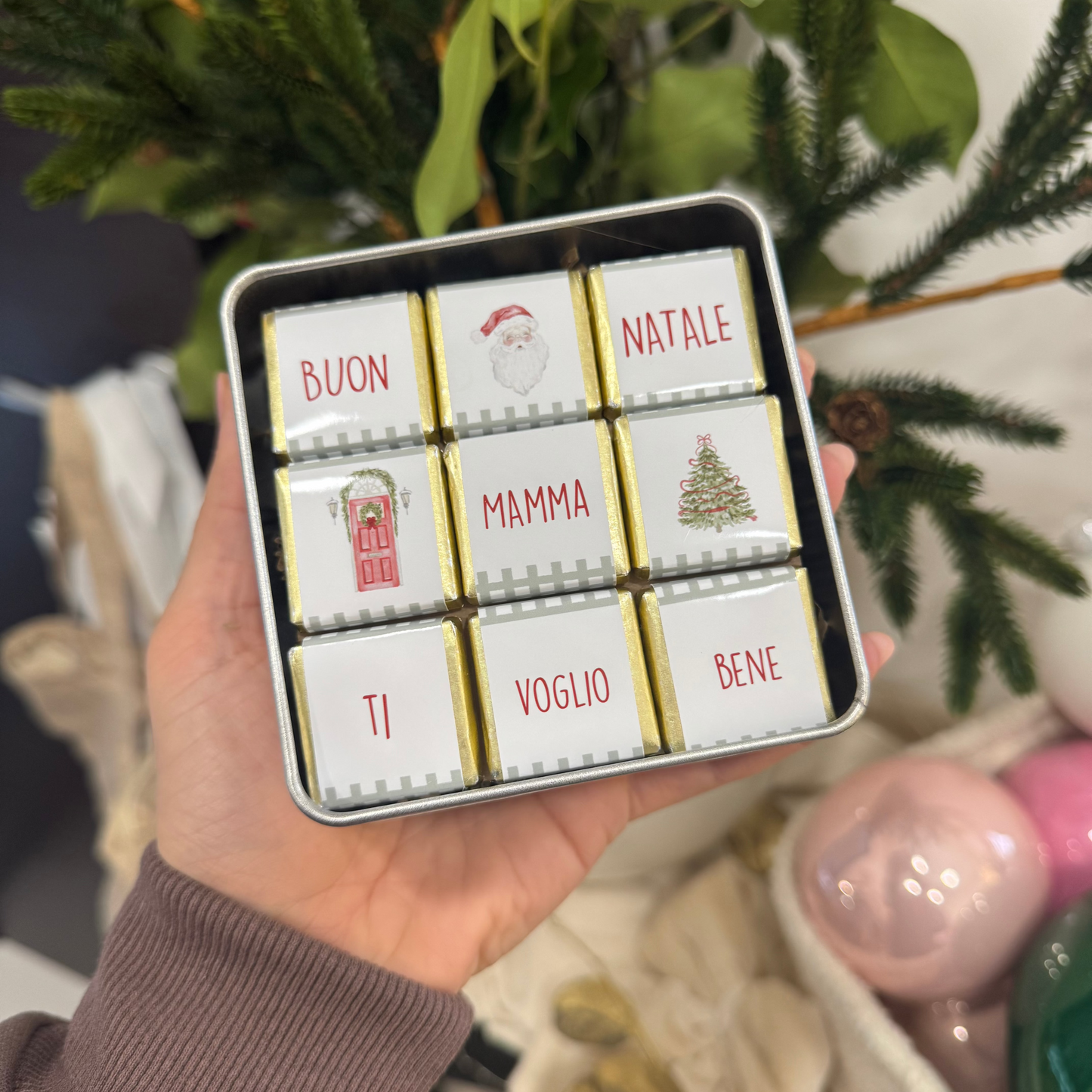 Scatola in latta “ Buon Natale ...“