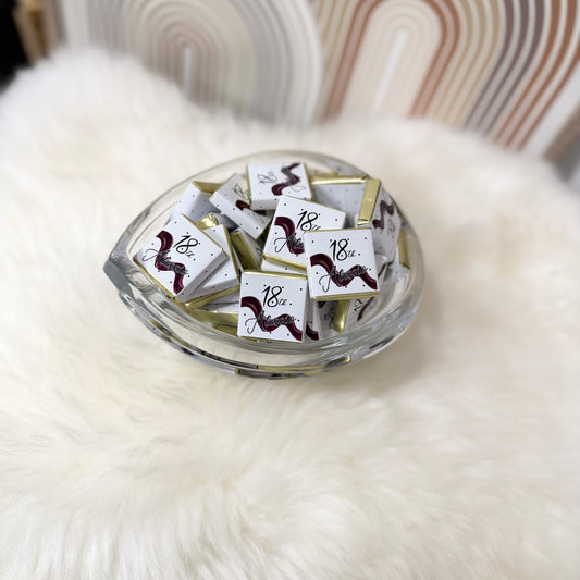 Cioccolatini singoli personalizzati