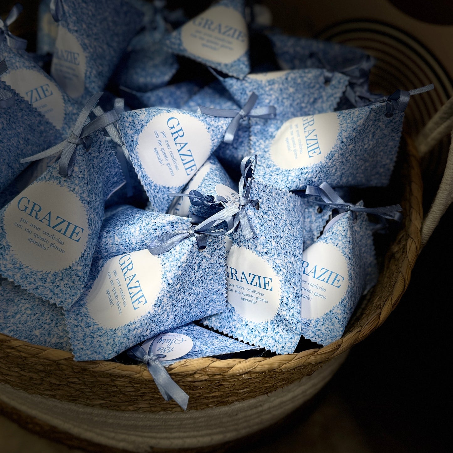 Segnaposto con biscotto della fortuna