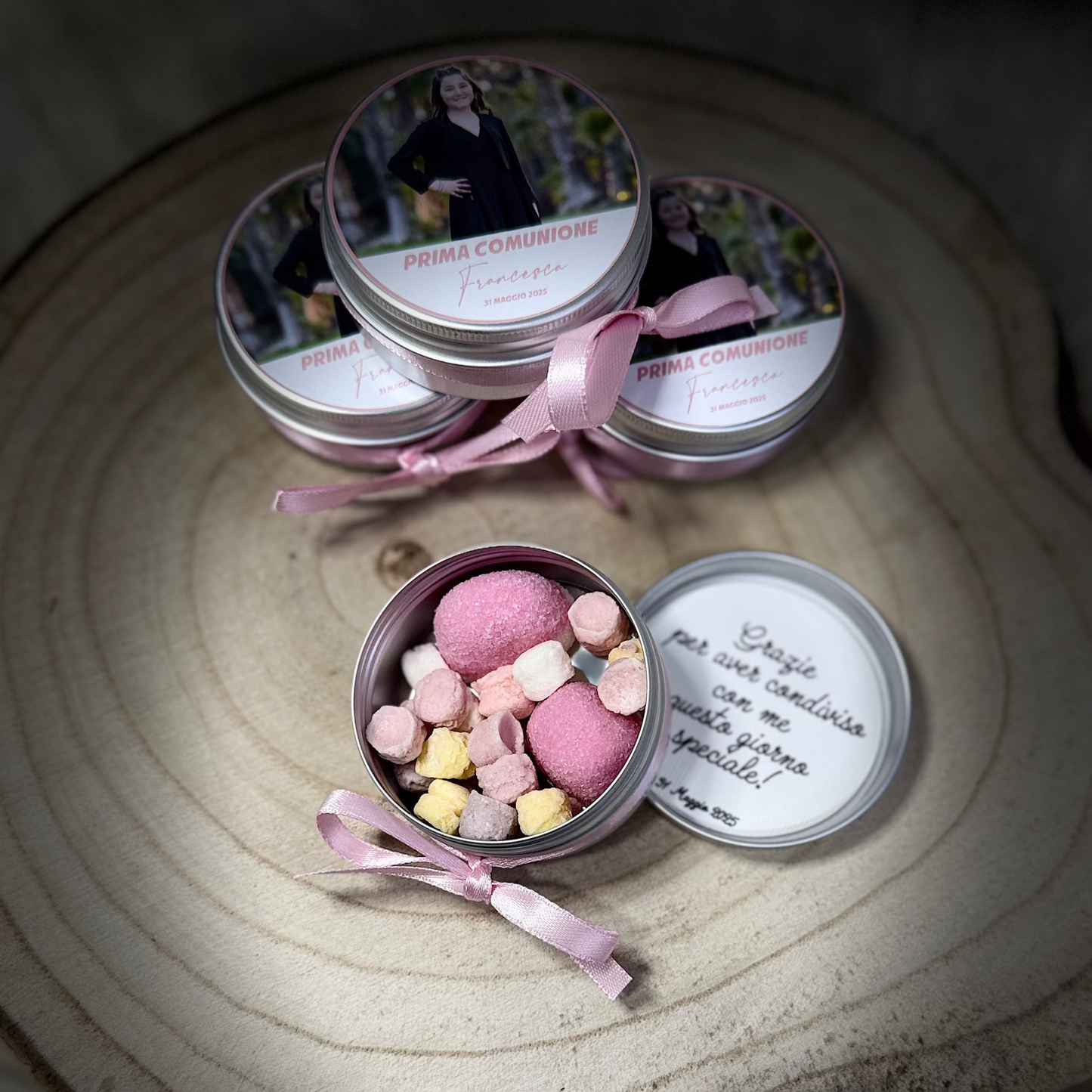 Segnaposto Personalizzato in Scatolina di Latta