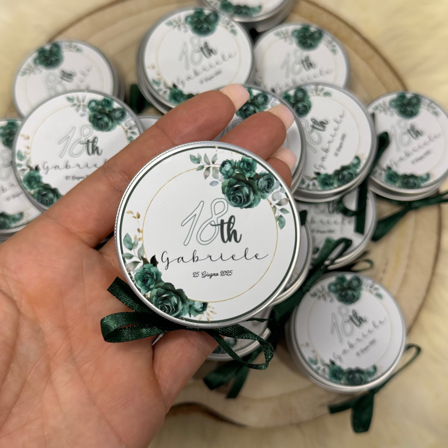 Segnaposto Personalizzato in Scatolina di Latta